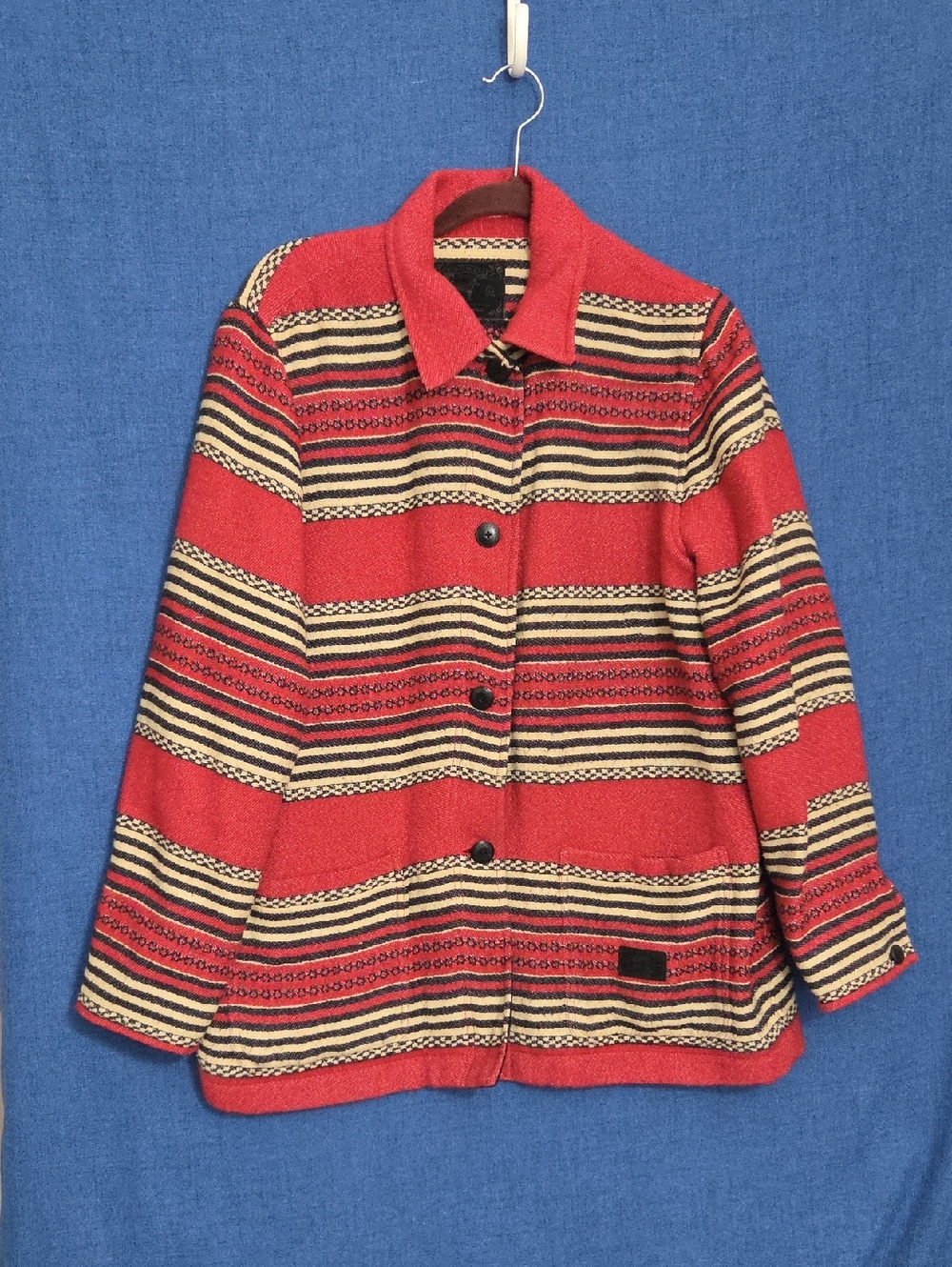 Vintage Ralph Lauren Safari Collection Blanket Stripe Jacket Women’s L Southwest